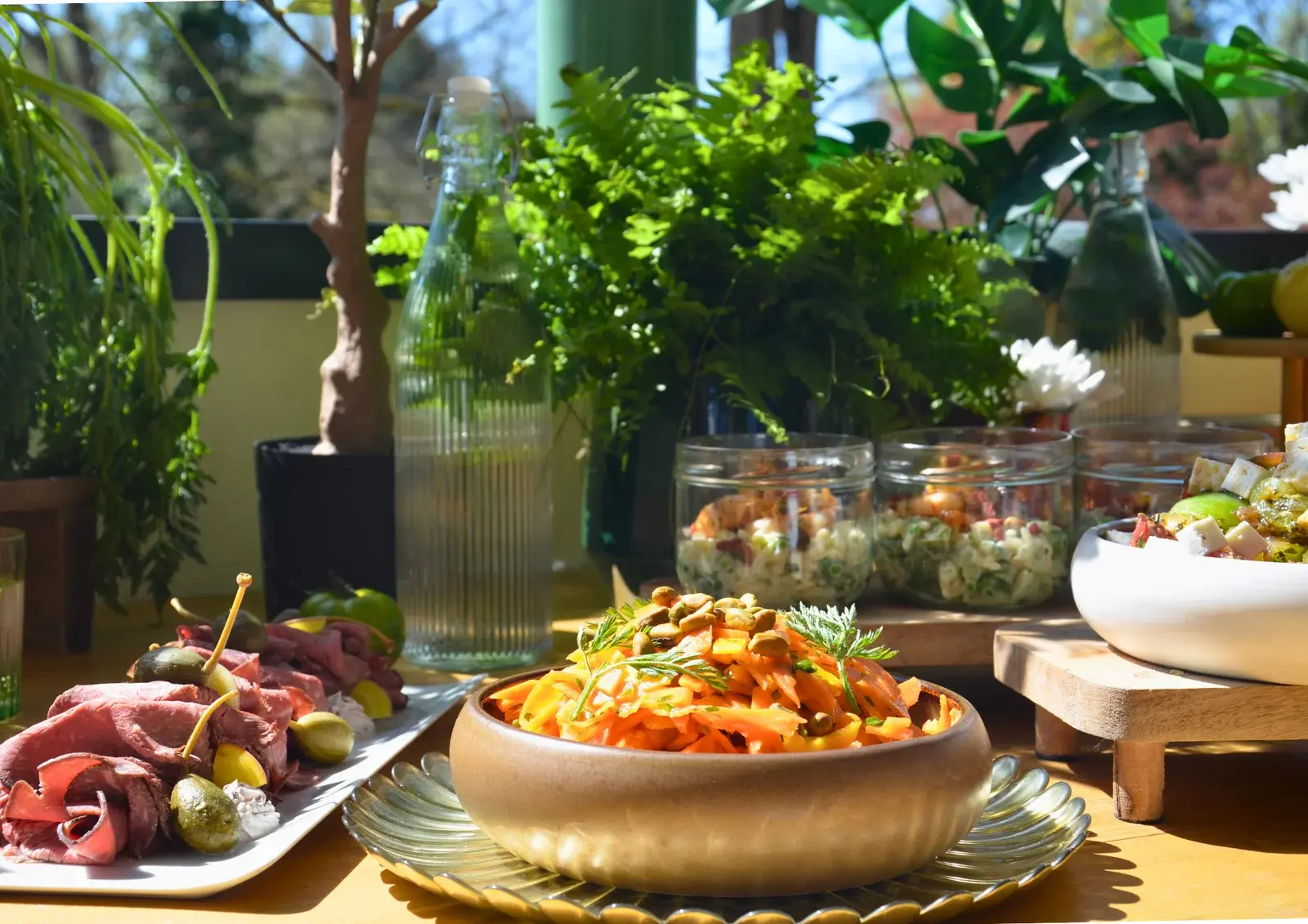 Buffet dressé par Les Paganis Traiteur