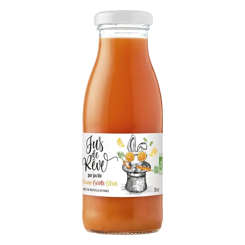 Pur Jus Orange Carotte Citron Bio 25cl