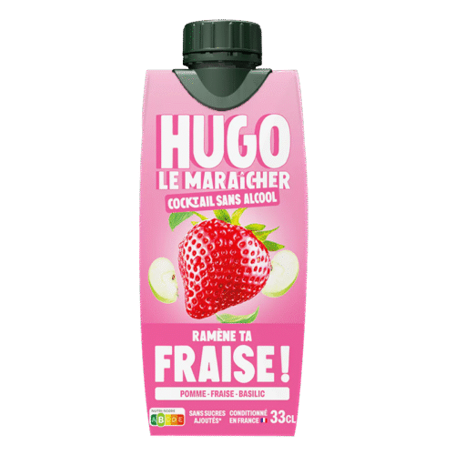 Ramène ta fraise : pomme, fraise, basilic HUGO 1L